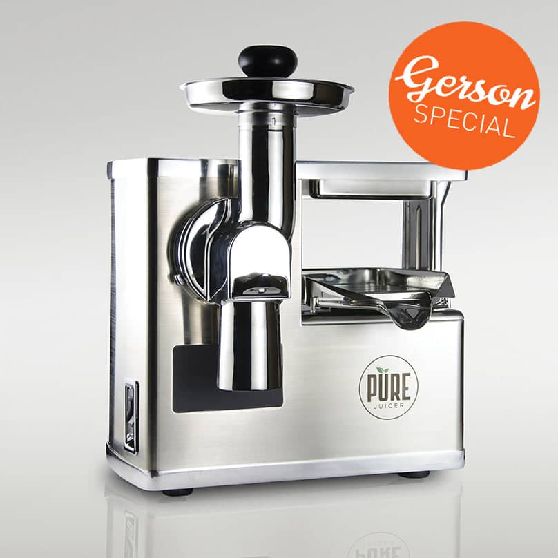 All stainless steel two-stage, cold-press, PURE Juicer